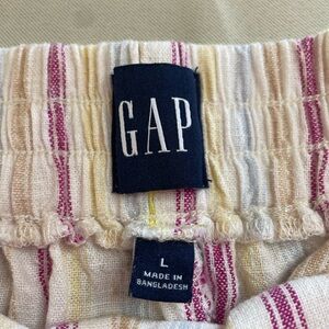 GAP Striped Bottoms - Cream and Pink
